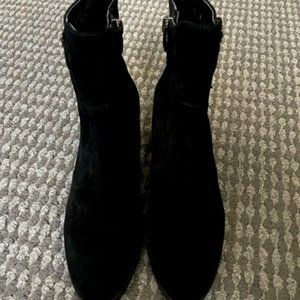 Via Spiga black suede ankle boots